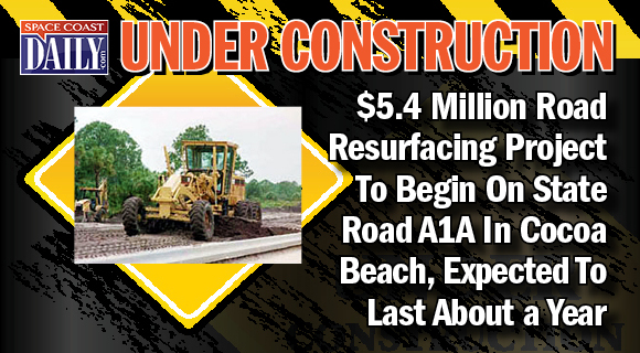  Starting soon, the Florida Department of Transportation will begin a roadway construction project to repair a nearly 7-mile section of State Road (SR) A1A in Cocoa Beach.