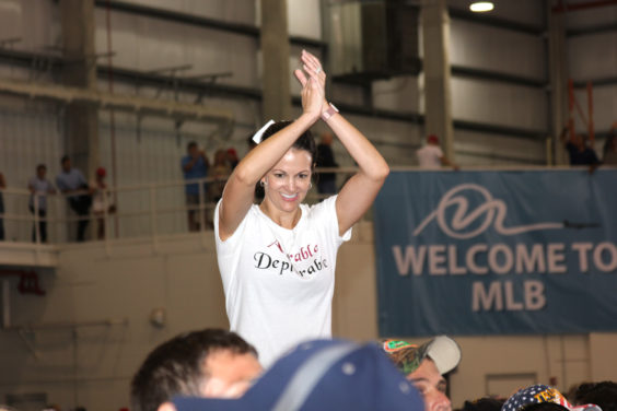 Donald Trump held a rally in Melbourne Tuesday night at Orlando Melbourne International Airport. (Steve Wilson/Space Coast Daily Image)