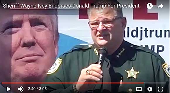 The Republican Party of Brevard opened their central Brevard Donald Trump campaign office on Saturday. Campaign officials, including Trump organization pilot Vinny Caldara, Trump senior press representative Healy Baumgardner and Brevard County Sheriff Wayne Ivey, were on had to address the crowd.