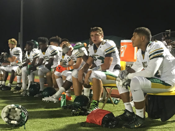 Melbourne Central Catholic defeated Satellite in week 2 41-0. (Zach Clark, Space Coast Daily Image)