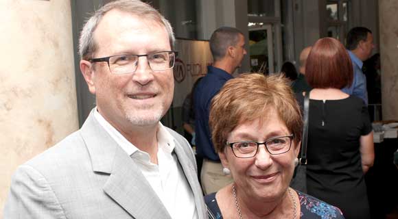 State Attorney Phil Archer, left, and Lynne, Bumpus-Hooper during the first annual Space Coast Public Service Awards & Hall of Fame Induction Gala at the King Center on September 24. The Space Coast Daily Awards Committee reviewed an incredible list of nominations and recognized more than 100 extraordinary Space Coast public servants during this very special event. (Steve Wilson image)