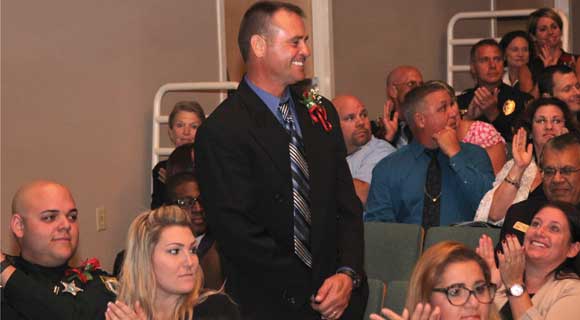 "Exceptional Citizen" award winner Don Frantzen during the first annual Space Coast Public Service Awards & Hall of Fame Induction Gala at the King Center on September 24. The Space Coast Daily Awards Committee reviewed an incredible list of nominations and recognized more than 100 extraordinary Space Coast Public Servants during this very special event. (Steve Wilson image)