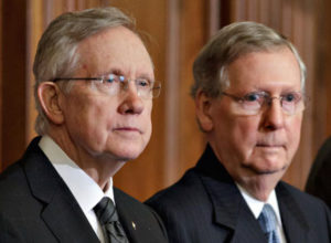 Senate Minority Leader Harry Reid, D-Nev., and Senate Majority Leader Mitch McConnell, R-Ky. 