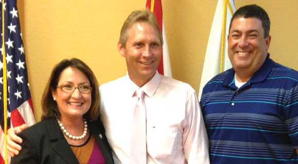 FORMER COCOA BEACH MAYOR Dave Netterstrom, above center, believes he is the right person to be the Brevard County’s Clerk of Court position, which essentially entails being the chief financial officer for the county, assuring that all expenditures of county funds are in full compliance with the law. (Image for Space Coast Daily)