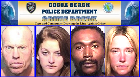 All suspects are presumed innocent until proven guilty in a court of law. The mugshots and arrest records published on SpaceCoastDaily.com are not an indication of guilt, or evidence that an actual crime has been committed. (Cocoa Beach PD images)