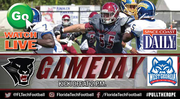 The Florida Tech Panthers travel to Carrollton, Georgia today to take on the West Georgia Wolves in a 2 p.m. game. Carrollton is located approximately 45 miles west of Atlanta.