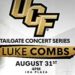 Country Music Star Luke Combs To Headline UCF Tailgate Concert Series August 31