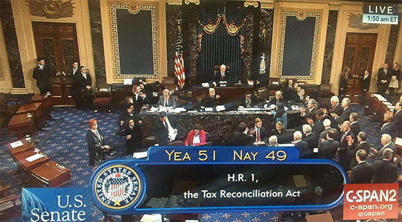 Senate Passes Tax Reform Labeled Major Victory For Republicans And President Trump Space 1198