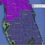 Space Coast Braces For Coldest Air of the Season as Temperatures Drop ...