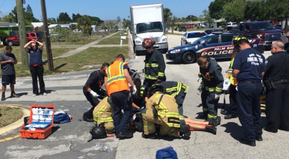 Palm Bay Fire Rescue Crews Respond To Motorcycle Crash, Victim Taken To ...