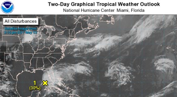 National Hurricane Center Gives Disturbance Off Florida 40 Percent ...
