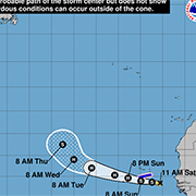 NHC: Tropical Depression Eight Forms Into Tropical Storm Helene, Poses ...