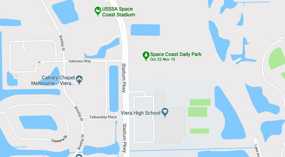 Space Coast Daily Park Seating Chart