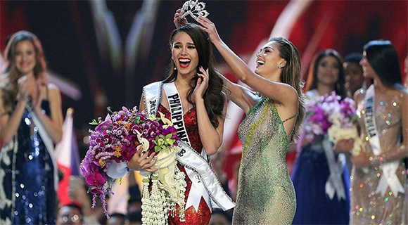 VIDEO: 2018 Miss Universe Awarded To Catriona Gray From Philippines ...