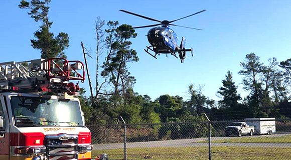 Trauma Victim Injured In Vehicle Crash In Titusville Evacuated By First ...