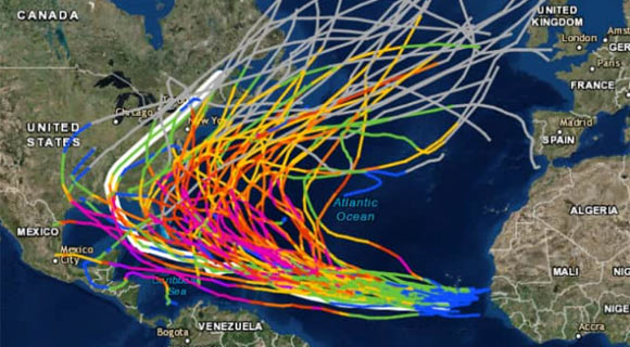 Nhc Predicts 16 Named Storms For Upcoming Atlantic Hurricane Season Releases Names For 2021