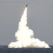 Ballistic-Missile Submarine USS Rhode Island Launches Missile Off Port Canaveral