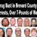 Massive Drug Bust in Brevard County Nets 20 Arrests, Over 7-Pounds of Meth