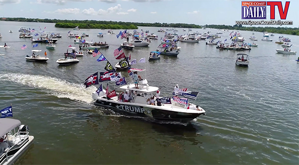 WATCH: Highlights of President Donald Trump's Boat Parade On Brevard ...