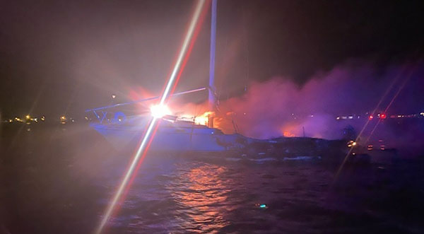 U.S. Coast Guard, Partner Agencies Rescue One Person, Extinguish Two ...