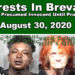 Arrests In Brevard County: August 30, 2020 – Suspects Presumed Innocent Until Proven Guilty