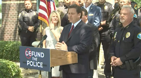 WATCH: Gov. Ron DeSantis Holds A Press Conference In Satellite Beach On ...