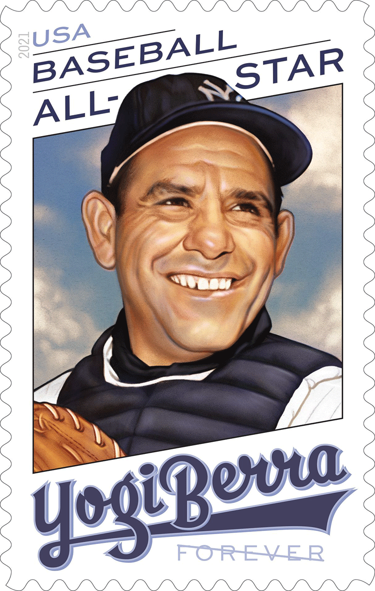 Yogi Berra - It's Like Deja-vu All Over Again, baseball poster