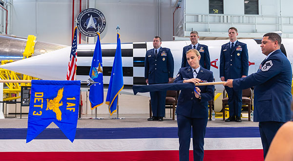 45th SW Airmen unfurl flag at Miami Dolphins game > Space Launch Delta 45 >  Article Display