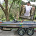 FWC TrophyCatch Program Awards Season 9 Phoenix Bass Boat to Angler James Bernard