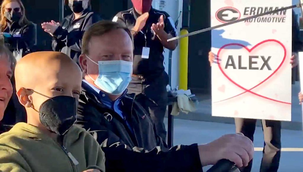 WATCH Mike Edman Automotive Car Wash Parade Thrills Child Fighting