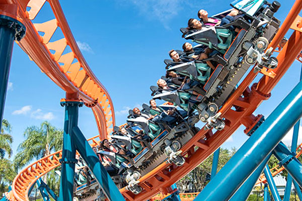 WATCH: SeaWorld Orlando's New Ice Breaker Roller Coaster is Set to Open ...