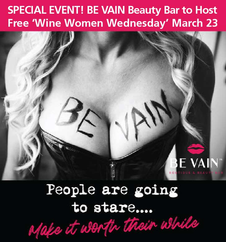 special-event-be-vain-beauty-bar-to-host-free-wine-women-wednesday