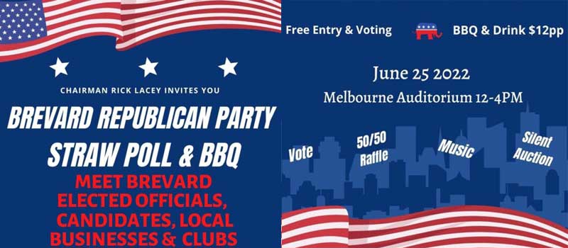 Brevard Republican Party Straw Poll and BBQ Set Today at Melbourne ...