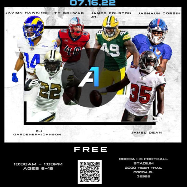 A1 Fitness, Brevard Pro Football Players to Host Youth Football