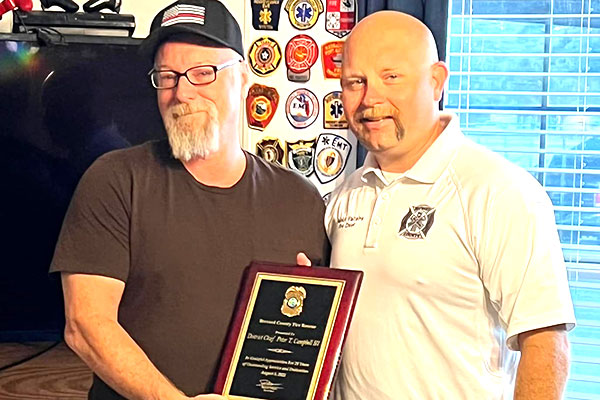 Brevard County Fire Rescue District Chief Tom Campbell Retires After 29