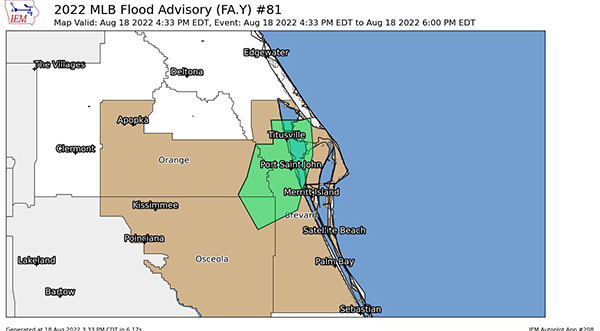 Flood Advisory NWS 600 