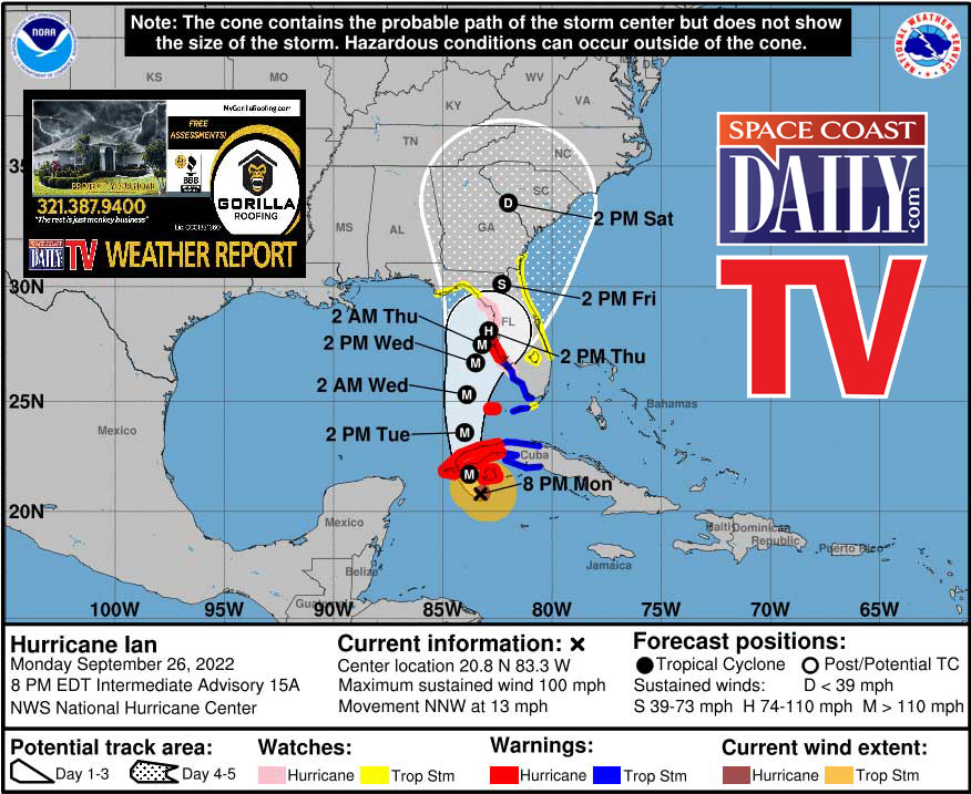 WATCH: Tropical Storm Ian to Intensify into Major Hurricane – Point of ...