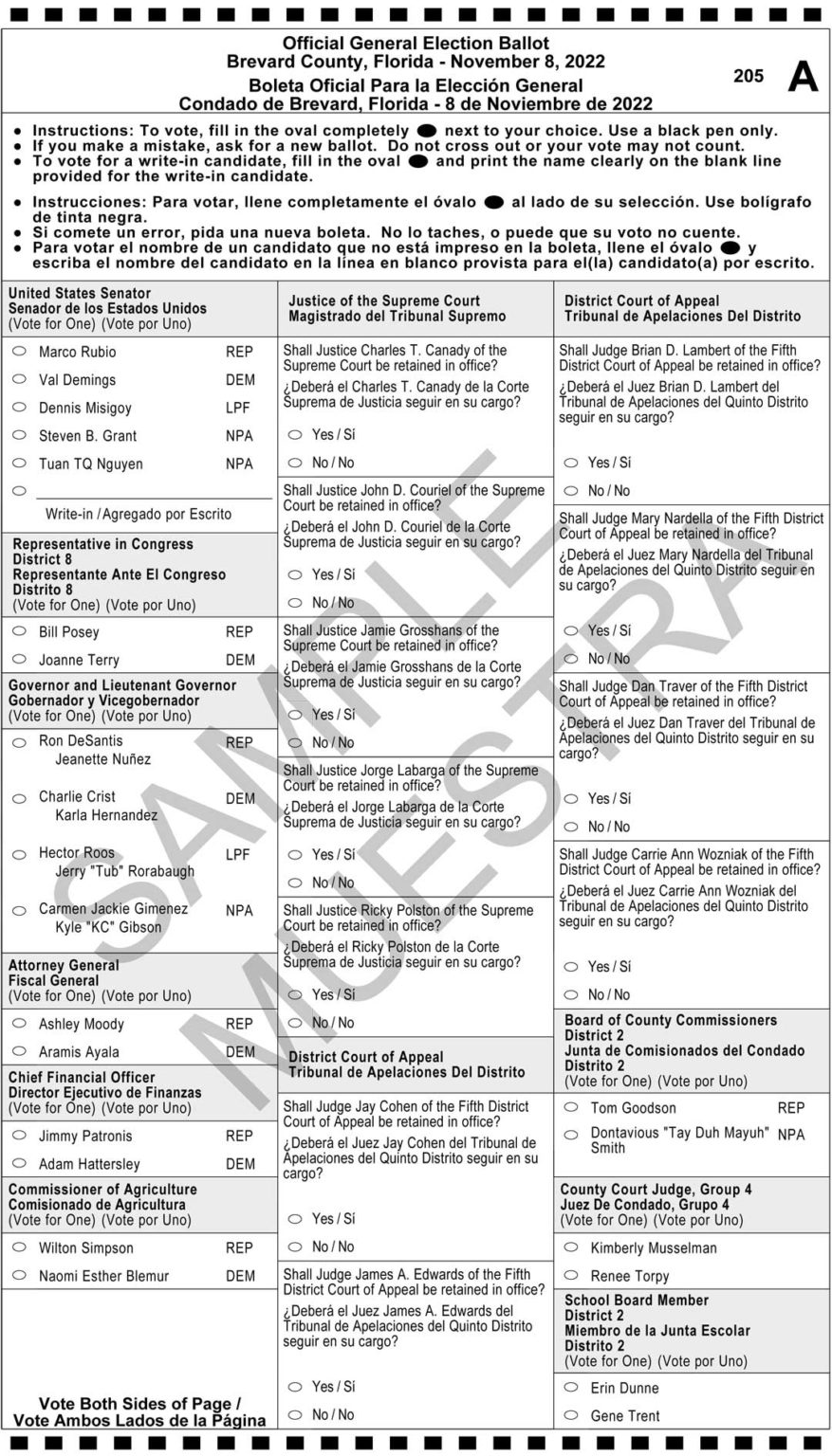 DECISION 2022 See Your General Election Sample Ballot Here, 2022