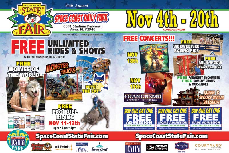 DON'T MISS OUT ON THE FUN! Space Coast State Fair Underway at Space