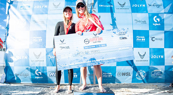 Super Girl Surf Pro in Jacksonville Beach features music, world champ