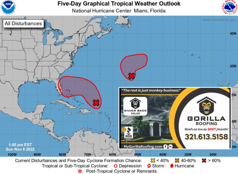 Tropical System in Atlantic Has 80-Percent Chance of Further ...