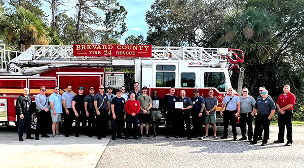 Brevard Fire Rescue Recognizes Lt. Jim Harris For 30 Years Of Dedicated ...