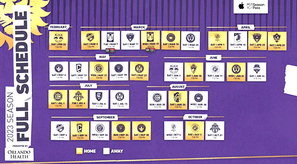 Orlando City: Jogos e ingressos temporada de 2023 da MLS