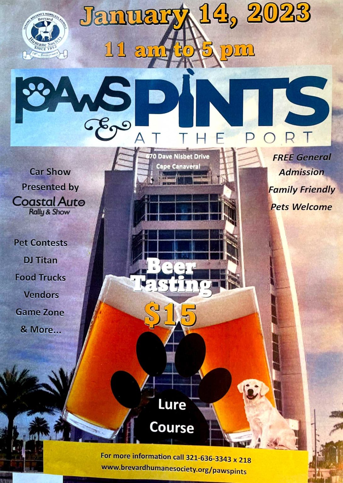 Paws & Pints at the Port Set Saturday Free Fun for the Whole Family
