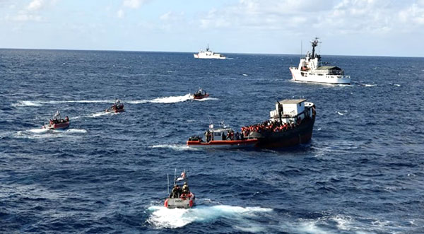 Watch: U.s. Coast Guard Cutter Crews Repatriate 311 Haitians Following 