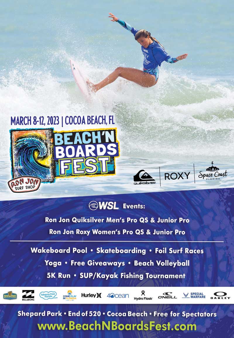 WATCH Ron Jon Beach 'N Boards Fest in Cocoa Beach Underway, Features