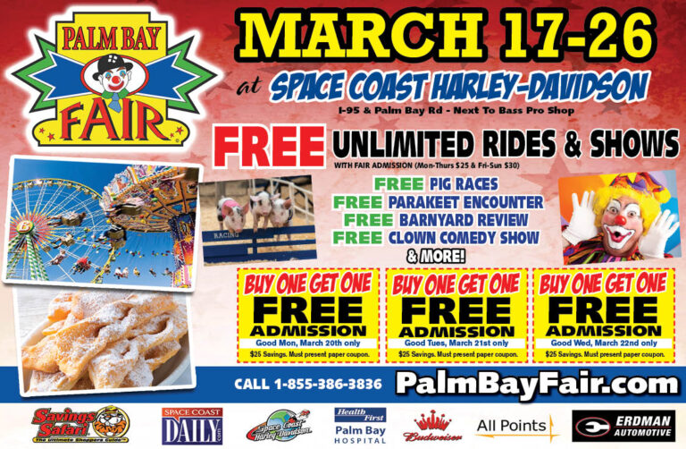 Palm Bay Fair to Bring Fun to Florida's Space Coast March 1726 at