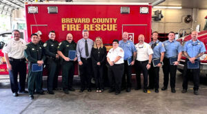 Brevard County Fire Honors Crew Members, Brevard County Sheriff's ...