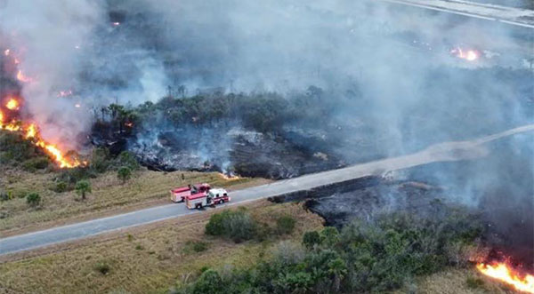 Palm Bay Fire Rescue Fires Crews Fought 43 Brush Fires During March as ...