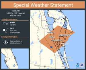 WEATHER ALERT: Special Weather Statement Issued for Merritt Island